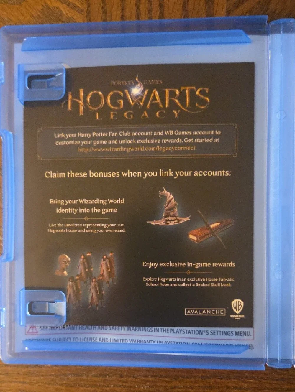 Sony PS5 Hogwarts Legacy - Potter Wizarding World - Playstation - Never Played
